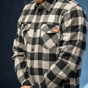 80Eight Gray-Black Flannel Men's L‎